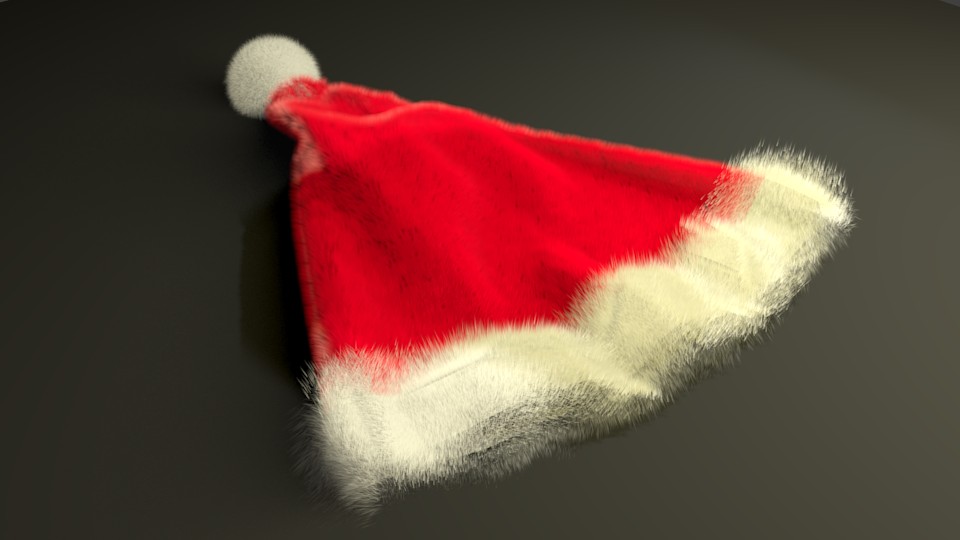 Fluffy Santa Hat preview image 1